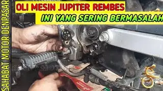 cara mengatasi oli bocor pada mesin motor jupiter z