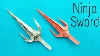 Ninja Sword | Sai - Weapon Origami Tutorial by Paper Folds