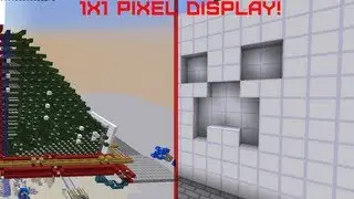 Minecraft: Infinite 1x1-Pixel High Density Display