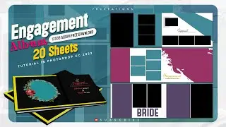 12x36 Engagement Album 20 PSD File Free Download | Creative Album Design PSD 2023
