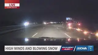 Current road conditions in Iowa after weekend snow