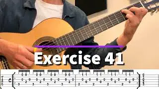 Control your dynamics: Daily right hand exercises for guitar, no 41 || Giuliani 