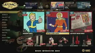 Fallout 76 - Atomic Shop Items - 30 Aug 2022 - Armor Ace Power Armor Bundle/Resonator Guitar