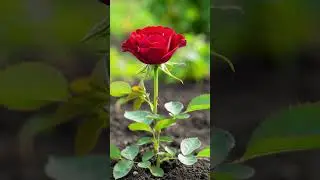 From Seed to Blossom: The Magic of a Rose in 10 Seconds #trending #youtubeshorts