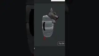 Как получить наушники и рюкзак с хаски в Roblox Givenchi Beauty House / #shorts