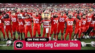 Ohio State players celebrate blowout win vs. Tennessee with fans, Carmen Ohio
