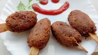 Simple bread kabab!! 10 min kabab!! kabab at Home!! u have bread try this!!