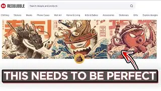 Redbubble Tutorial | Creating the PERFECT Cover Art for your Shop