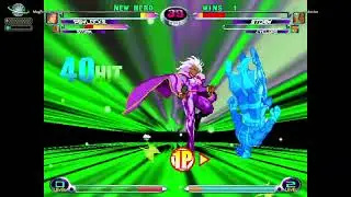 MvC2: Romneto - Storm Float to LS to Psylocke KG Continuation Combo .:12.5.25:.
