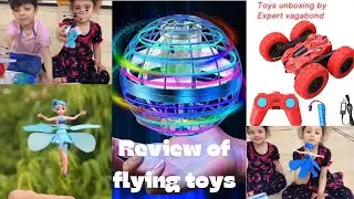 Review and unboxing of flying toys | Online Toys Oder kiya 🚗 | flying doll & off-road car
