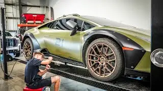 LLUMAR PPF TOUCH-UP ON A LAMBORGHINI HURACAN STERRATO