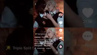TikTok of AKrCos and Lemon Lemon