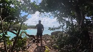 PLAYA CALETON - check out the views as we walk around #dominicanrepublic #riosanjuan #playa #beach