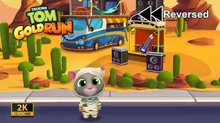 Talking Tom Gold Run - Mummy Tom - Reversed Gameplay | Part 20 QHD Full Screen