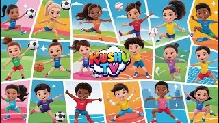 A to Z Sports for Kids 🏅⚽ | Real Sports & 3D Animation 🎥 | Fun ABC Learning | Kushu TV Kids 🌟