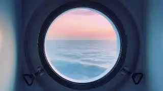Calm Seas, Porthole View | Relieve Stress, Sleep Well, Ambient Sound of the Ocean