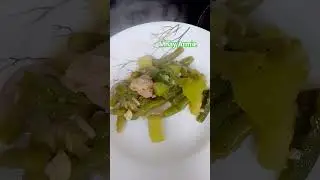 Okra with bean's and tuna #trending #food #viralvideos #satisfying #cookingvideo