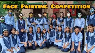 Face Painting Competition In Junior Section || Exon Montessori School 👨🏻&zwj;🎨🖍️🎨🖌️👨🏻&zwj;🎨