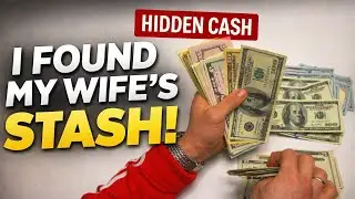 My Wife Was Hiding This Money&hellip; 💵 (Counting Cash ASMR)