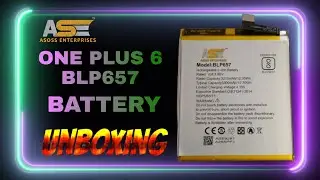ONE PLUS 6 BLP657 BATTERY UN BOXING 6 MONTH GUARANTEE ASOSS ENTERPRISES