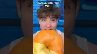 Giant peach ring - Real Tcheck #memes #shorts #reaction #funny #food #candy #challenge