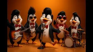 You Won't Believe These Penguin Moves! (music animation for kids)