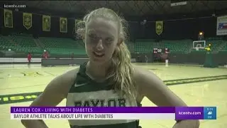 Baylor athlete talks about life with diabetes