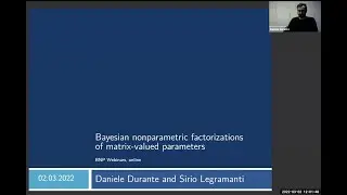 Daniele Durante and Sirio Legramanti  BNP-ISBA March 2nd 2022