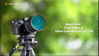 With & Without Filter Effect Comparison | K&F CONCEPT True Color Ultra-Low Reflectivity CPL Filter