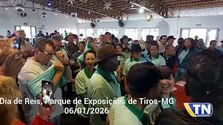 ✨🎶 Festa Dia de Reis em Tiros ✨Sob o céu carregado e a chuva insistente do dia 06 de janeiro de 2026