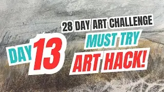 Day 13 Stencils + Tinted Charcoal? You NEED to Try This!