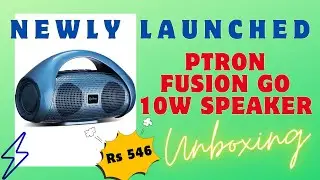 pTron Fusion Go speaker with 10w dhamaka💥 #review #tech #technology #gadget #bass #bassboosted #2024