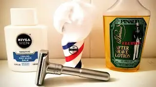 Shave of the Day - OSP - 1882, QShave Adjustable Razor, Pinaud Clubman, Haircut and Shave Co Brush