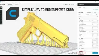 How to add supports: cura