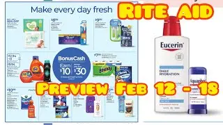 Rite aid 🔥preview Feb 12 -18 🔥#cuponesymastips #riteaidcouponing