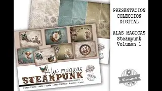 ALAS MAGICAS Stempunk Volumen 1 COLECCION DIGITAL Inspiraci&oacute;n libreta y SPOILER