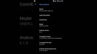 Lineage OS 15.1 ROM [Oreo 8.1] for Oneplus 5!