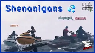 Fun with Jet Skis in GTA Online 💦 #gtaonline #gta5 #shenanigans