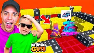 ENTRENO a NIÑOS para SER HACKERS en STUMBLE GUYS! 😱