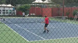 David GOFFIN backhand training / Golf trick