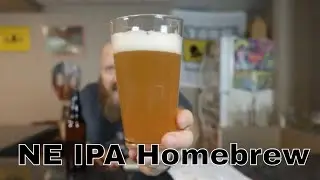 All Grain Homebrew New England IPA Citra Simcoe Vic Secret Tasting 2