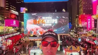 The Advertising Art of Times Square: A Fascinating Nighttime View of Iconic Billboards #viral #reels