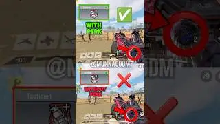 ✅Tactician Perk Tutorial in CODM BR🔥💯Codmobile Tips and Tricks #shorts #codmbr #codmiphone