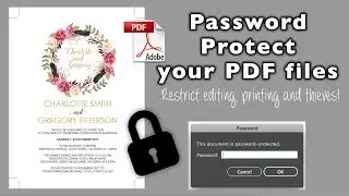 How to password protect PDF files | Secure your PDF documents | Eternal Stationery