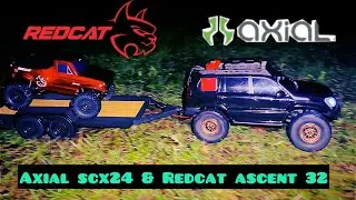 “Badlands!” Axial SCX24 & Redcat Ascent 32 Epic NIGHTTIME Adventure In The Swamp!