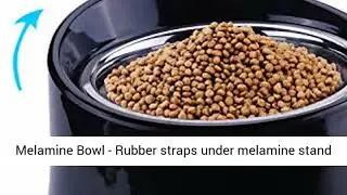 Super Design Elevated Dog Bowl Raised Dog Feeder for Food and Water