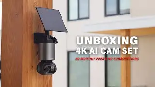 4K AI Security Camera System | No Fees, Full Control, Easy Install!