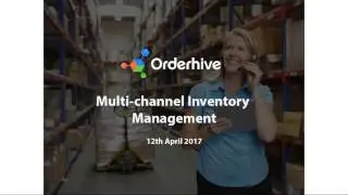 Webinar on Multi-Channel Inventory Management