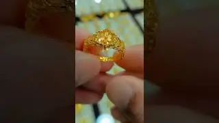महिलाओं के सोने की अंगूठी डिजाइन🥰 New latest ladies gold ring design 2023 #shorts