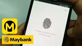 Cara Enable Biometric Authentication MAE Maybank